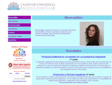 Tablet Screenshot of campodeconciencia.com